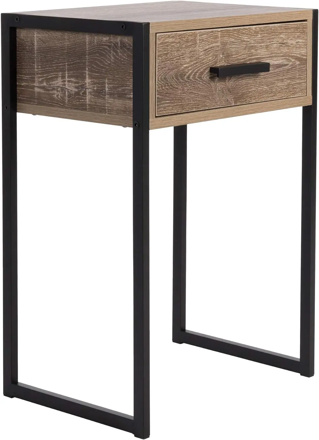 

Home 62760 Tribeca End Table with Single Storage Drawer Mingle Tribeca with Modern Industrial Antique Furnishings for Home Works