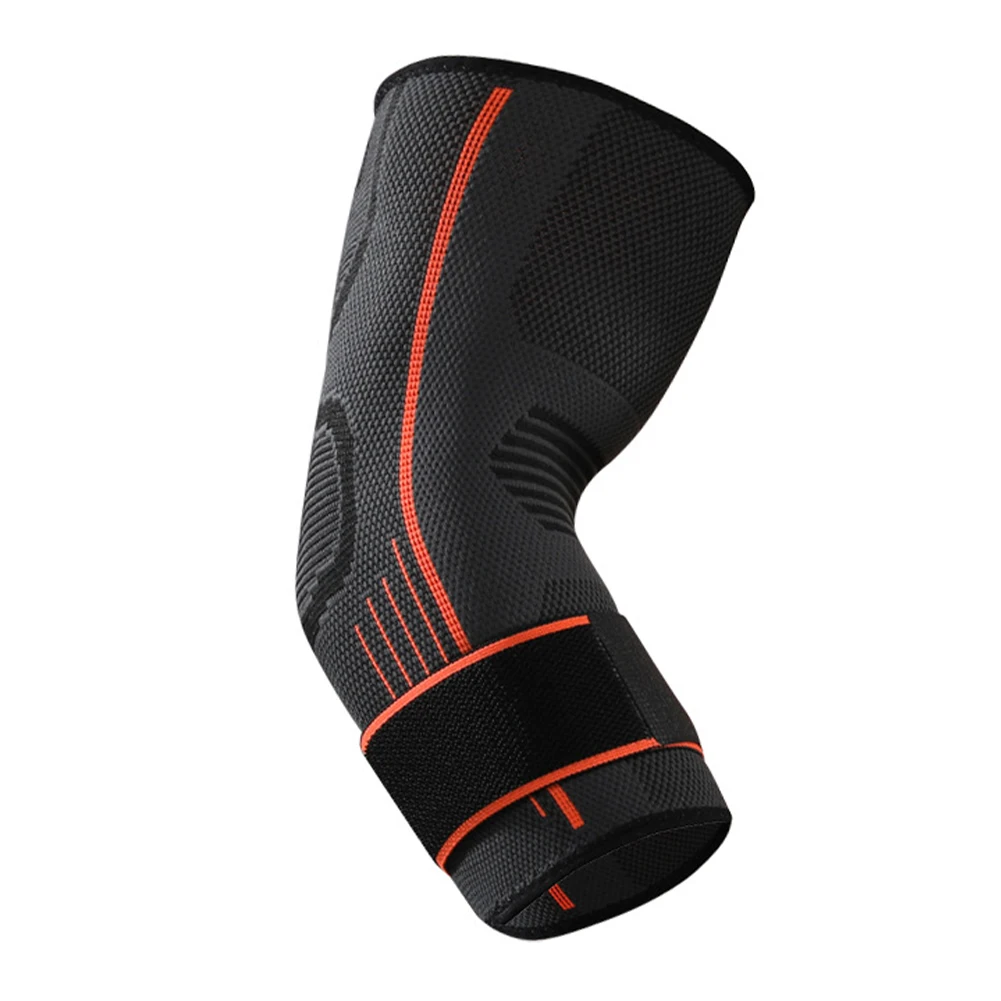 

Breathable Protective Gear Elastic Elbow Pad Easy Wear Adjustable Outdoor Sports Fitness Pain Relief Durable Shock Absorption