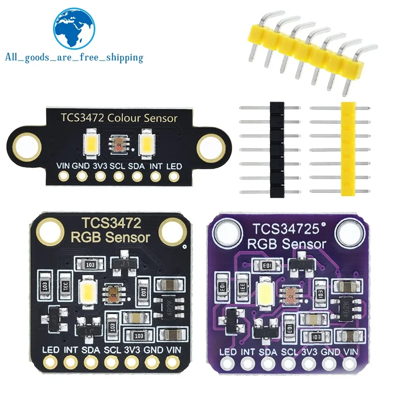 Модуль распознавания цветного датчика TZT TCS34725, RGB макетная плата IIC для Arduino STM32