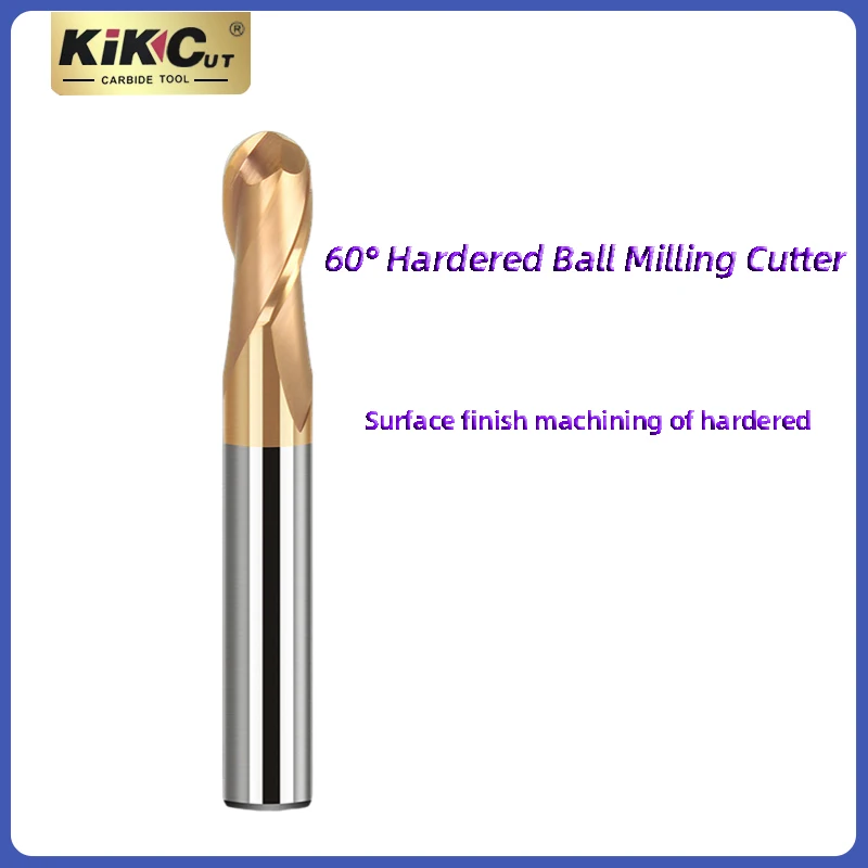 

Hot Selling Extension Ball Head Carbide Tungsten Steel CNC Machine Tool Coating 60 Degree Milling Cutter