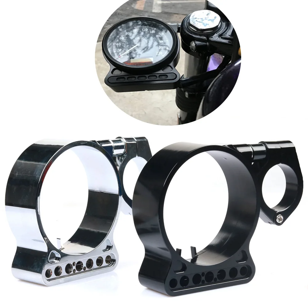 

Motorcycle 16" Speedo Side Mount Relocation Bracket CNC Aluminum Clamps For Harley Sportster XL883/1200C/N/L/R X48 1995-2016