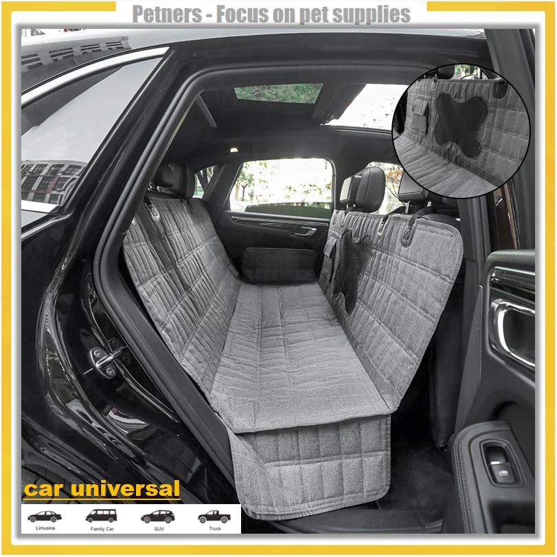 

Dog Travel Transport Protection Pad Large Space Removable Rear Pet Seat Cover Anti-dirty Waterproof Car Safety Pad