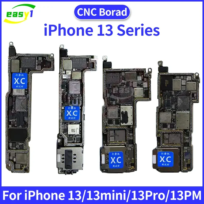 

Материнская плата с ЧПУ для IPhone 13 13pro Max Mini, версия для США и ЕС, с Nand, 128 ГБ, Просверленный центральный процессор, базовая лента для замены Upar и Down Board