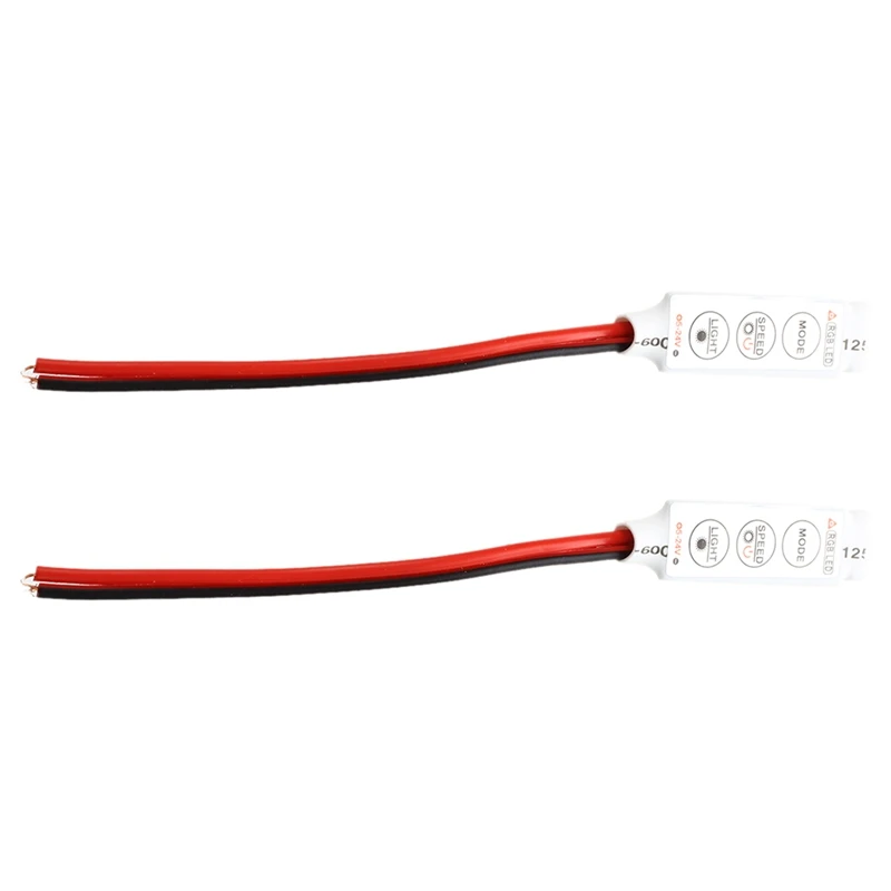 

2X Mini Controller Dimmer 3 Keys For RGB LED Strip Light