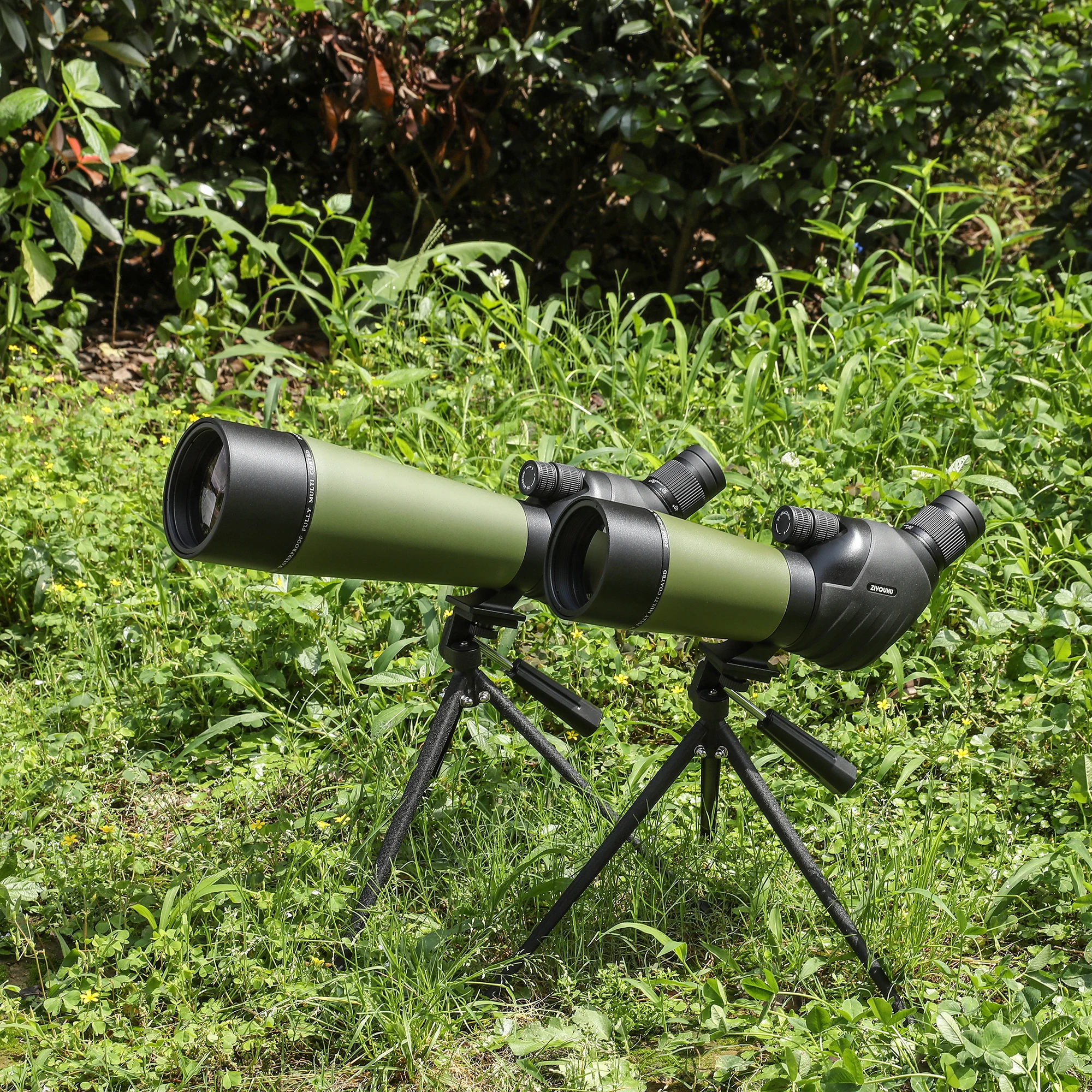 Monocular 80x Telescope Spotter Scope + Tripod for Target Shooting Hunting Bird Watching Moon Observing 1000M Optics High Zoom