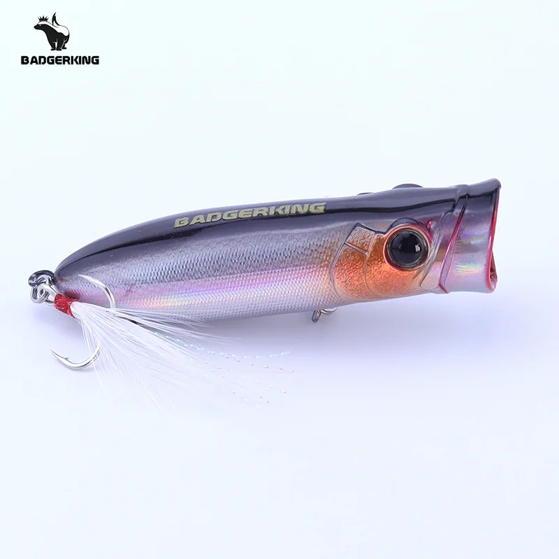 

9cm 20g Top water fishing lure popper wobblers with big mouth top water hardbait artificia lures all box pack
