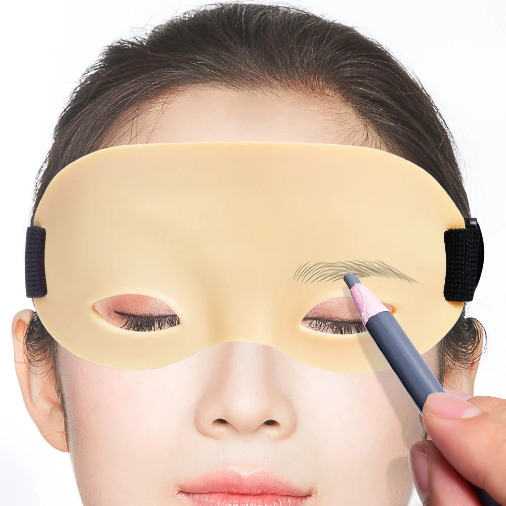 

3PCS Silica Gel Fake Eyebrow Straps Practice Skin Latex Band Headbands Microblading Accesories Permanent Makeup Tattoo Supply