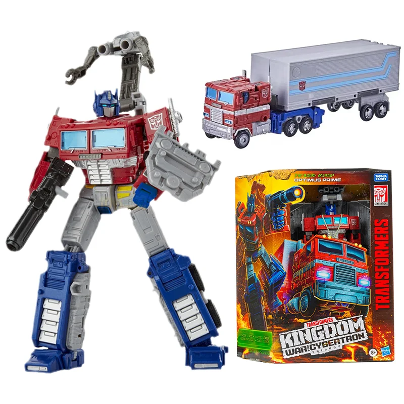 Hasbro подлинные Трансформеры игрушки WFC K11 Optimus Prime аниме экшн-фигурки деформация