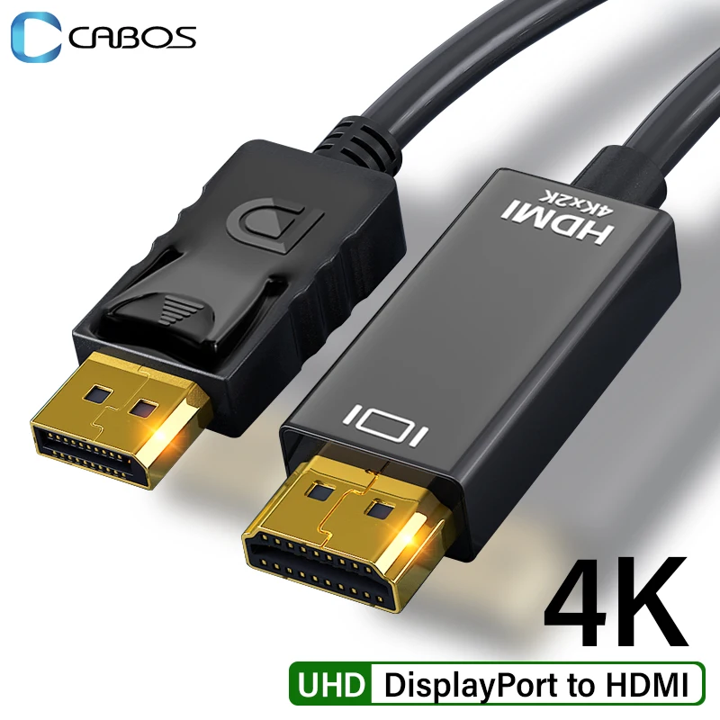

Кабель-адаптер Displayport-HDMI, аудио видео конвертер DP в HDMI, подходит для ноутбуков, ПК, дисплеев, телевизоров, PS3, мониторов HDMI