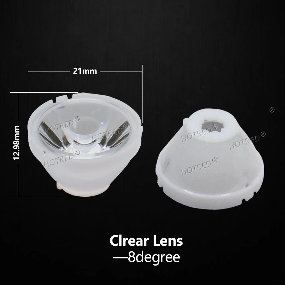 Интегрированные линзы HotRed для светодиодов 1-5 Вт