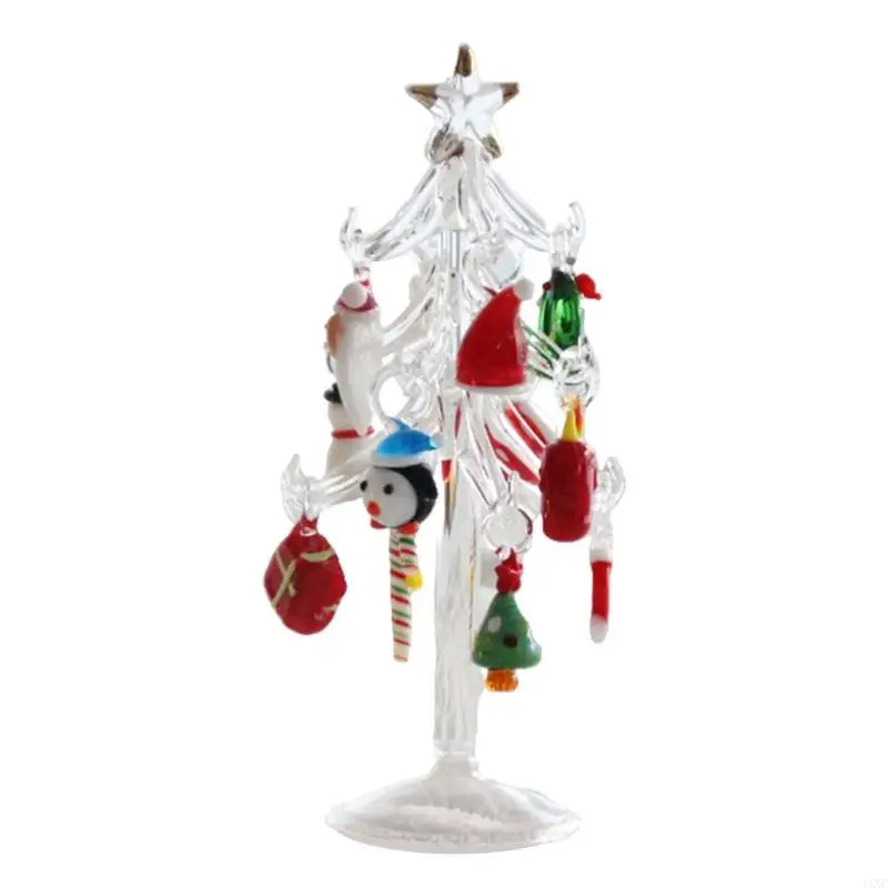 Стеклянная статуя рождественской елки