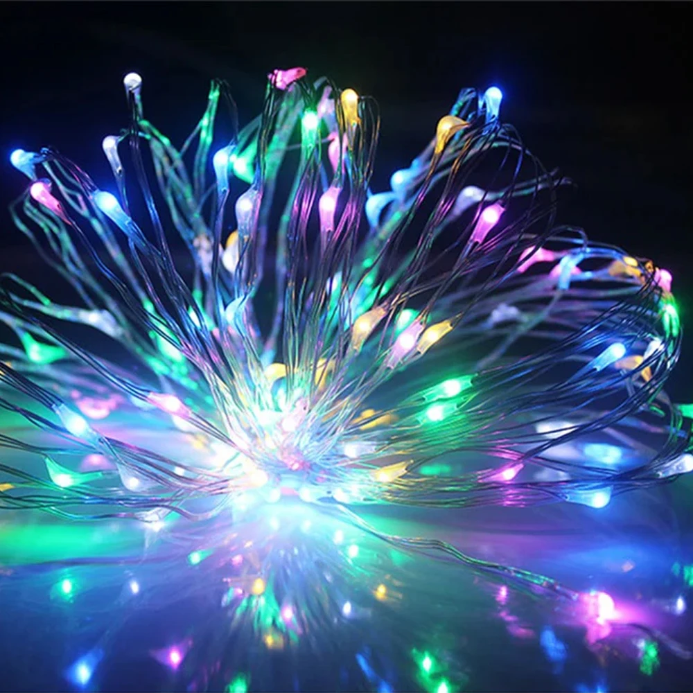 

USB светодиодная гирлянда Aoyuansea теплый/холодный белый свет