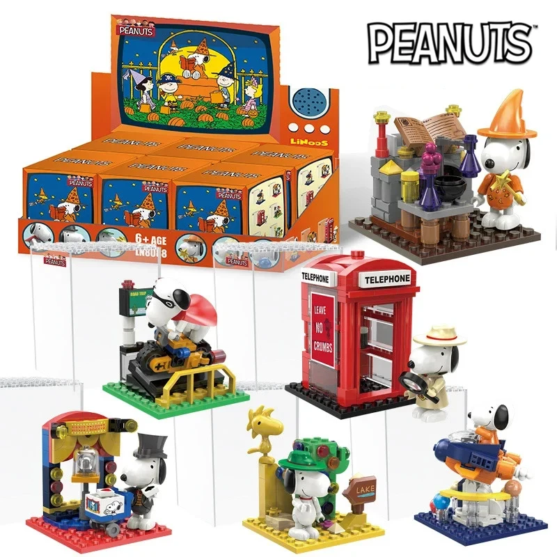 Snoopy Multi-faceted Life 3.0 Оригинальная Сцена Коллекционные Строительные Блоки В Комплект