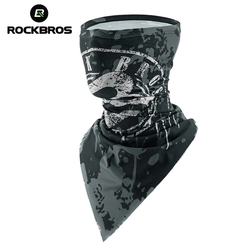 

ROCKBROS Summer Triangle Face Mask Cycling Balaclava UV Protection Bike Motorcycle Neck Tube Scarf Outdoor Hat Magic Scarf