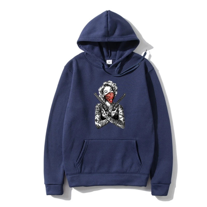 

Marilyn Monroe Guns Outerwear Bandana Skull Tattoos 2nd Second Amendmen SweatSweaOuterwear(4)