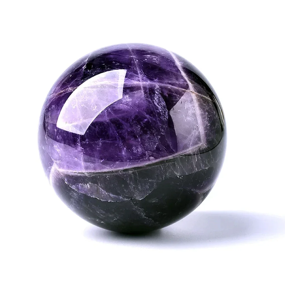 

Натуральный аметистовый массажный шар AierCrystal 4-7 см