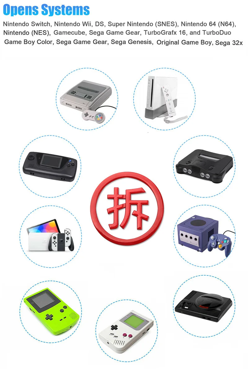 Набор инструментов для ремонта отверток Nintendo Switch