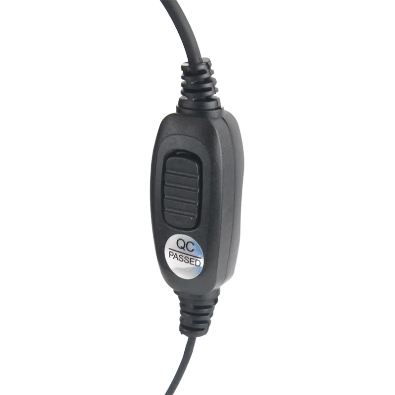 1 Pin Clear Acoustic Tube  Walkie Talkie Earpiece Earphone Headset with Mic for Motorola Talkabout Radio Bodyguard Security