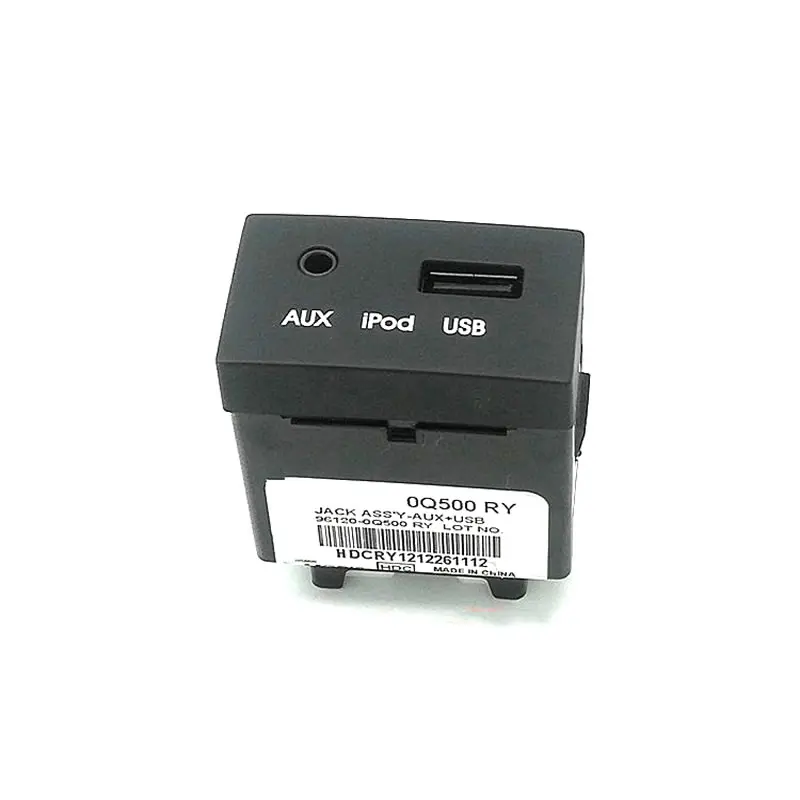 

Для оригинального 961201R000RY JACK ASSY AUX и USB для Hyundai 2011 2012 2013, Accent Solaris USB-считыватель, адаптер порта iPod AUX в сборе