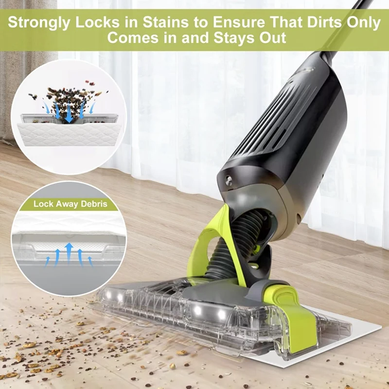 2 шт. сменные подушечки для вакуумной швабры Shark VACMOP VM252 VM205 VM200 VM190 VC205 QM250