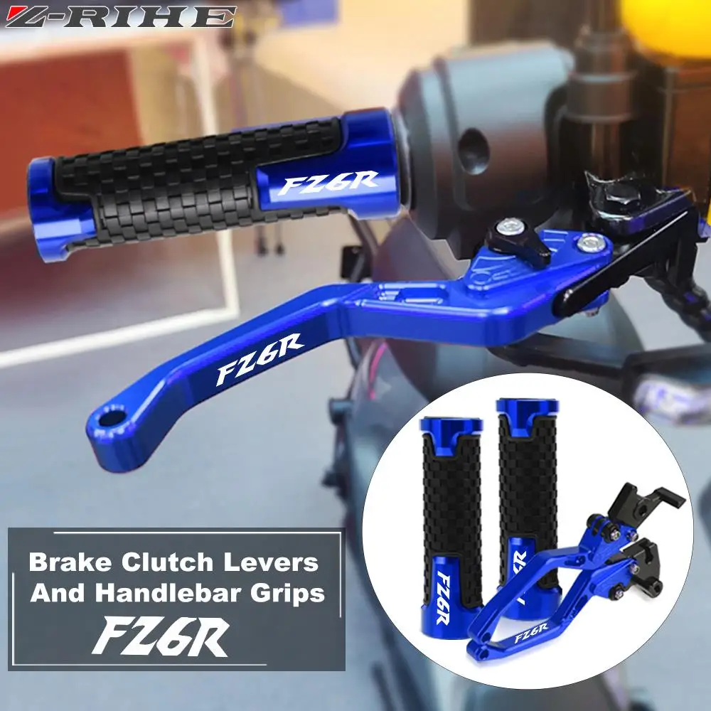 

For YAMAHA FZ6R 2009-2017 2010 2011 2012 2013 2014 Motorcycle Accessories Short Brake Clutch Levers Handlebar Handle Bar Grips