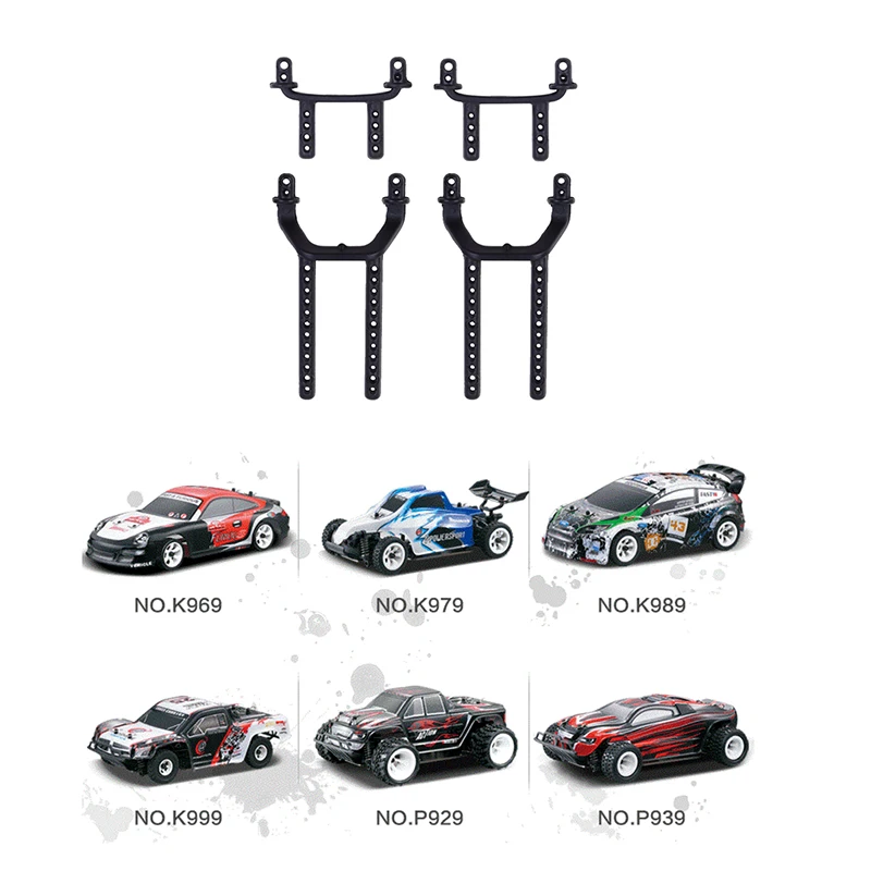 

4Pcs K989-50 K989-51 Front & Rear Car Shell Column for Wltoys K969 K979 K989 K999 P929 P939 1/28 Rc Car Parts