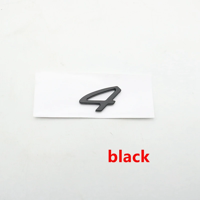 

Автостайлинг 4 S 4S задний багажник значок эмблема номер буква логотип наклейка