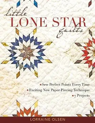 

Одеяла Little Lone Star: каждый раз пришиваются идеальные точки-захватывающая новая техника отделки бумаги-7 проектов