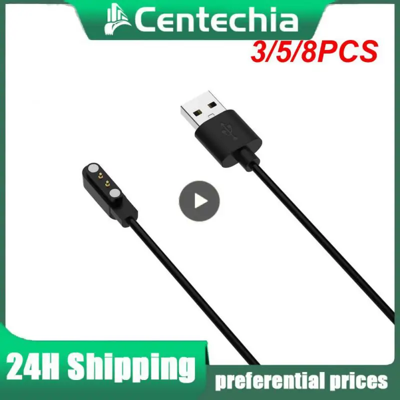 

3/5/8PCS Magnetic Charging Line For Realme Watch3 For Smart Watch Bracelets Dock Watch Accessories Fast Charging Cable