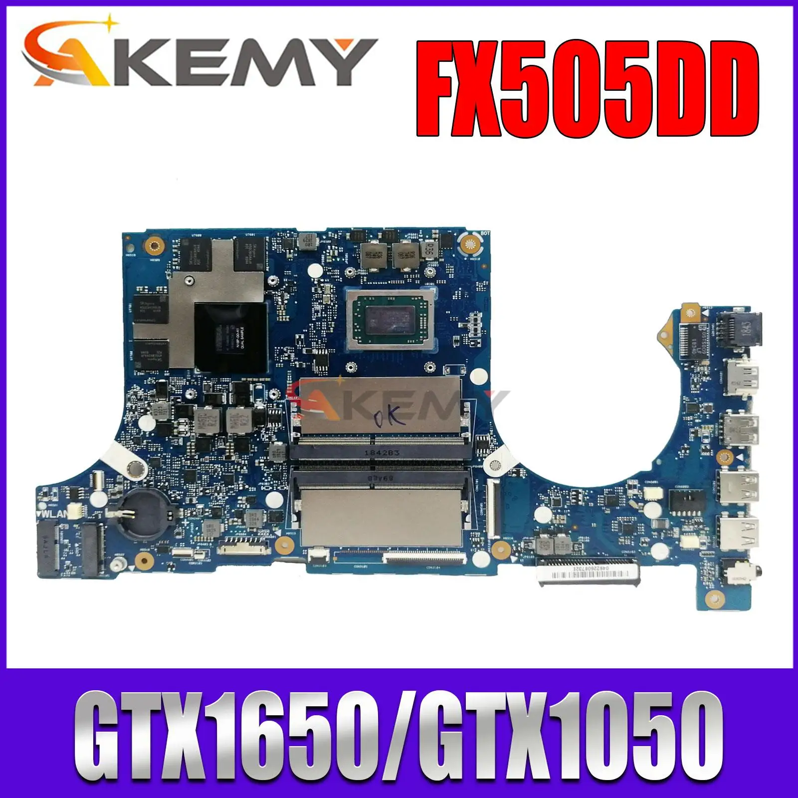 

FX505D Laptop Motherboard FX505DT FX95DT FX95D FX505DD FX705DD FX705DT Mainboard AMD Ryzen R5-3550 R7-3750 GTX1650/GTX1050