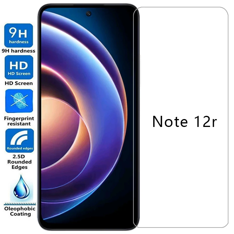 Защита экрана для xiaomi redmi note 12r защитное закаленное стекло на note12r не 12 r r12 пленка