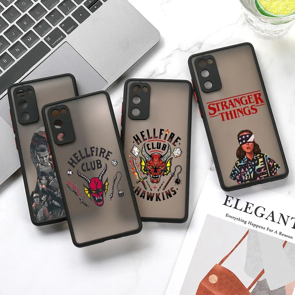 

Stranger Things Lights Anime Phone Case For Samsung Galaxy A70 A50 A30 A20s A10s A10 Note 20 10 9 8 M62 52 51 33 32 31 Lite Plus
