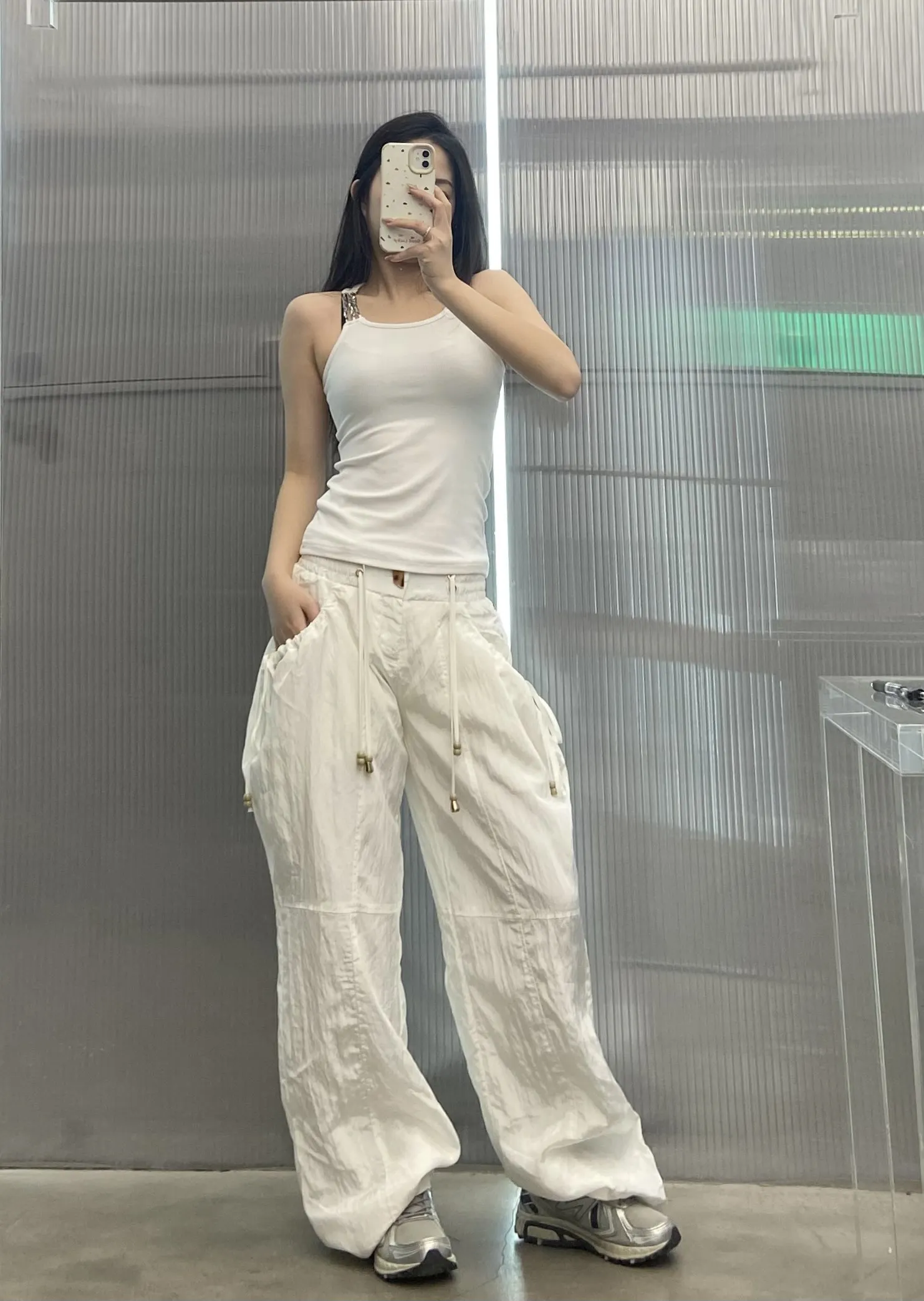 2023 spring and summer women's clothing fashion new Trousers 0413