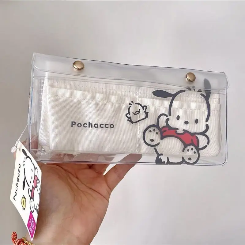 

Sanrio Kawaii полакко канцелярская сумка аниме милая мультяшная Студенческая сумка для хранения большой емкости для девочек рождественские подарки