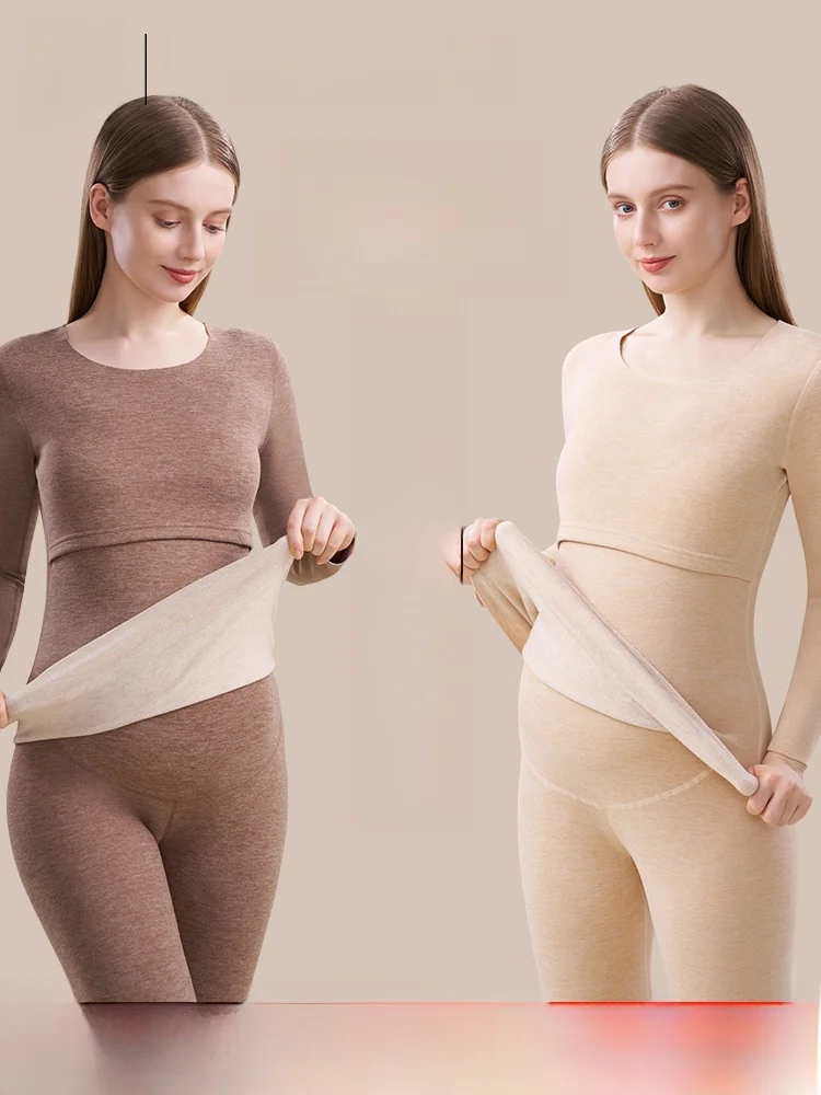  Официальное длинное нижнее белье для беременных женщин термобелье на осень и