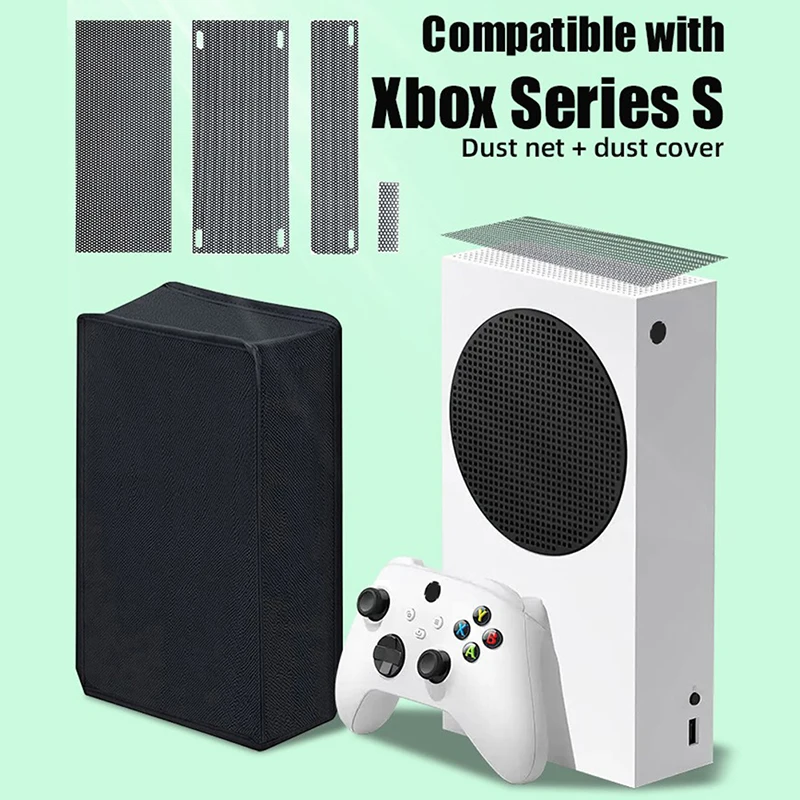

Комплект пылезащитных фильтров, совместимых с Xbox Series S, включает 4 сетчатых крышки фильтров серии S из ПВХ