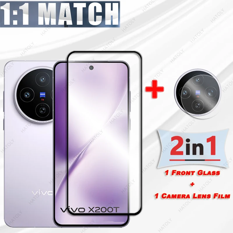 Фото Защитное стекло для vivo X200T, пленка с черной кромкой для vivo X200T 5G, защитная пленка для камеры, защита объектива для vivo X200T 5G №2