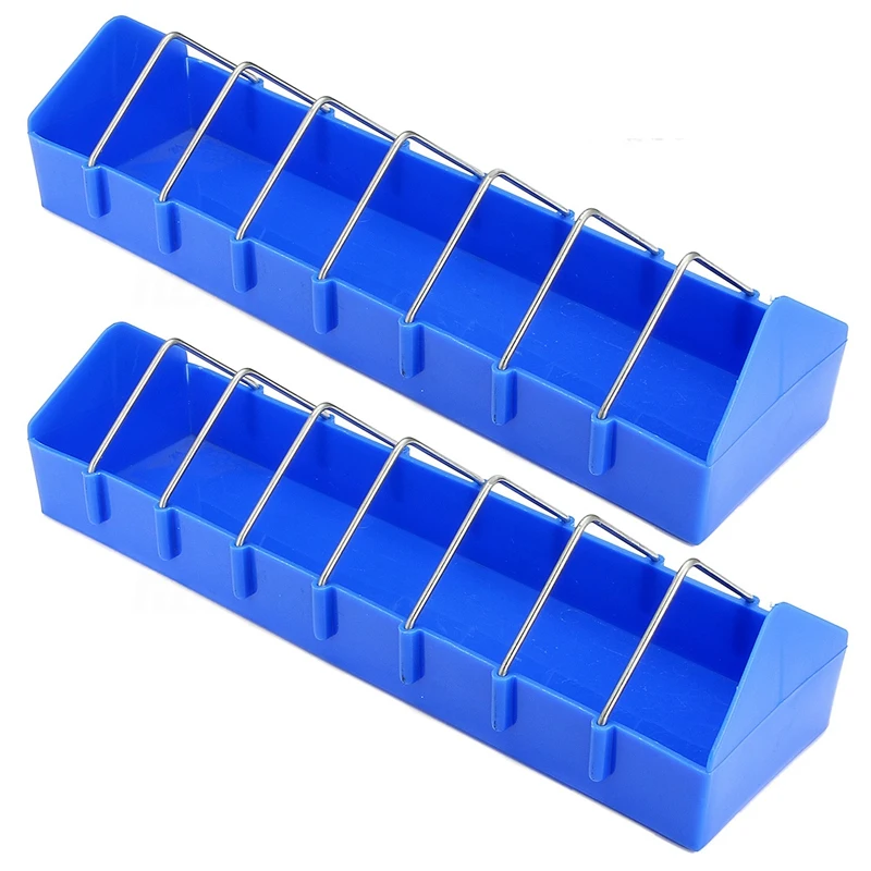 

New-2X 16 Inch Bird Cage Feeder Cup For Pet Pigeon Food Poultry Supplies Storage Feed