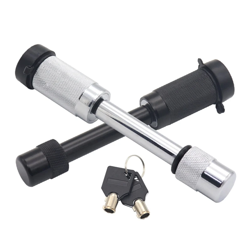 

Блокировка прицепа с 2 застежками для ключей, прицепа, блокировочный штифт, Противоугонный буксировочный крюк, инструмент, не-