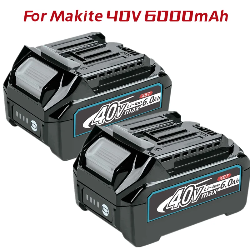 

[Обновление до 6000 мАч] 40В 6000ач сменный литий-ионный аккумулятор для BL4025 Makita XGT 40 BL4040 191B36-3 аккумулятор литий-ионный электроинструмент