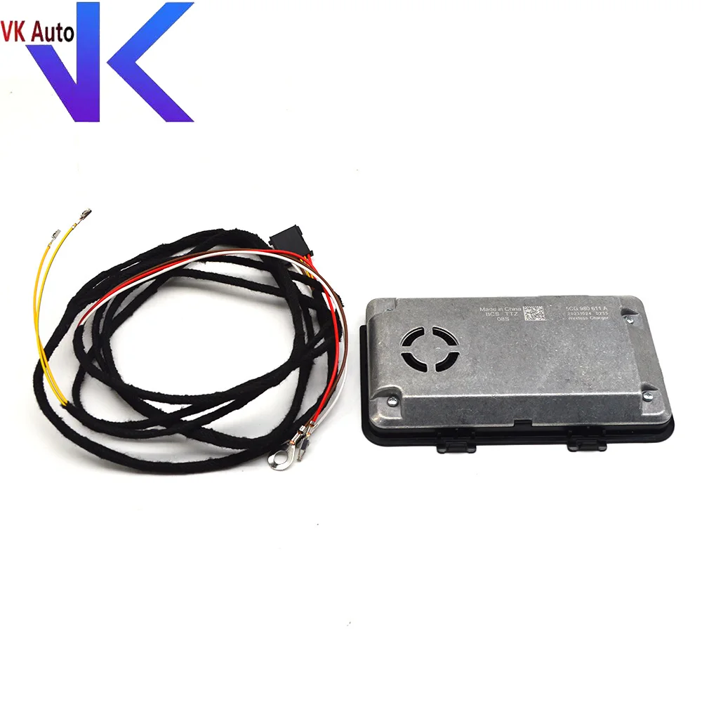 Модуль для быстрой беспроводной зарядки VW MQB EVO Cars Passat B8 Golf MK7 Tiguan MK2 5CG980611A