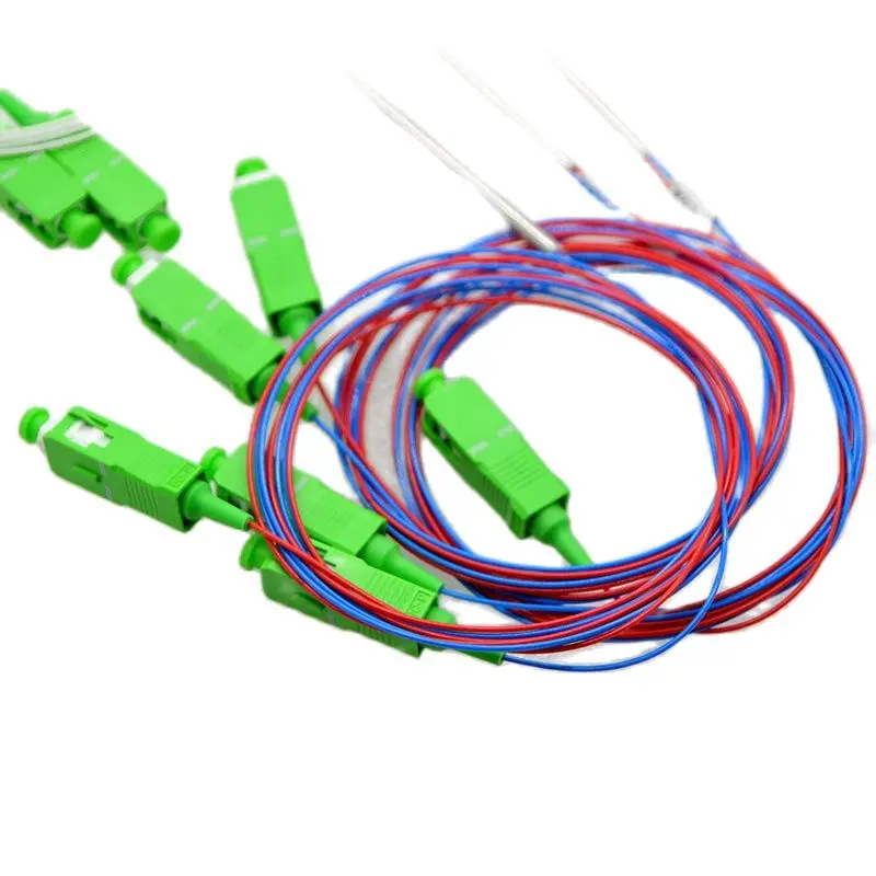 30pcs New Mini Optic Fiber Splitter SC/APC 1x2 Single Mode 0.9mm  5:95,10:90 Fiber Optic Splitter Special Wholesale