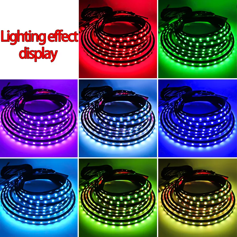 Многоцветные модифицированные автомобильные фары с голосовой активацией