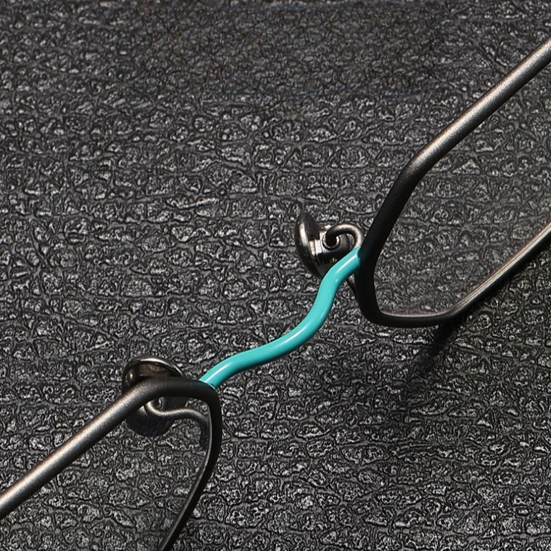 Ретро оправа для очков из чистого титана модная многоугольная мужчин и женщин