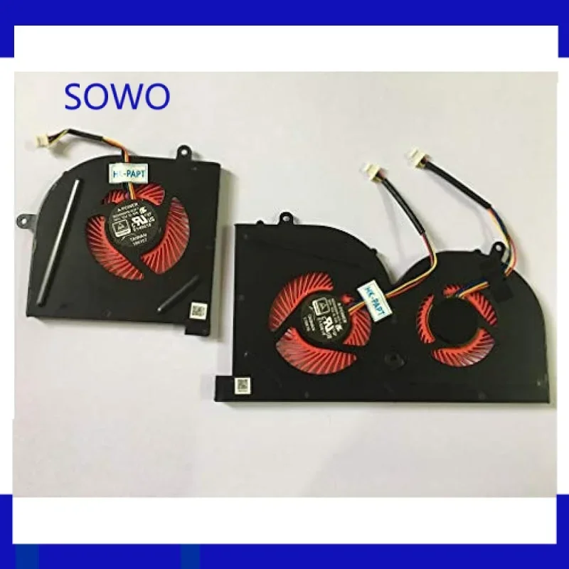 Замена вентилятора для MSI GS63VR 6RF 7RF Stealth Pro MS-16K2 MS-17B1 BS5005HS-U2L1 BS5005HS-U2F1 Вентилятор