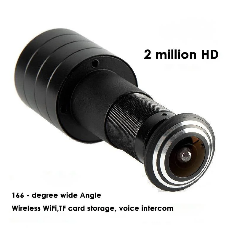 

Fisheye Lens 1.66mm Mini Wifi Port Eye Hole Ip Camera Household Tuya 1080p Camera Wide Angle Security Monitor Tuya App Alarm