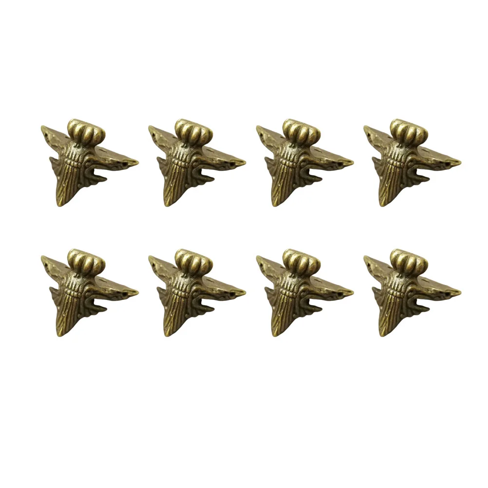 

8 PCS Sofa Support Legs Iron Couch Protectors Decorative Box Furniture Accessories Replacement Wood