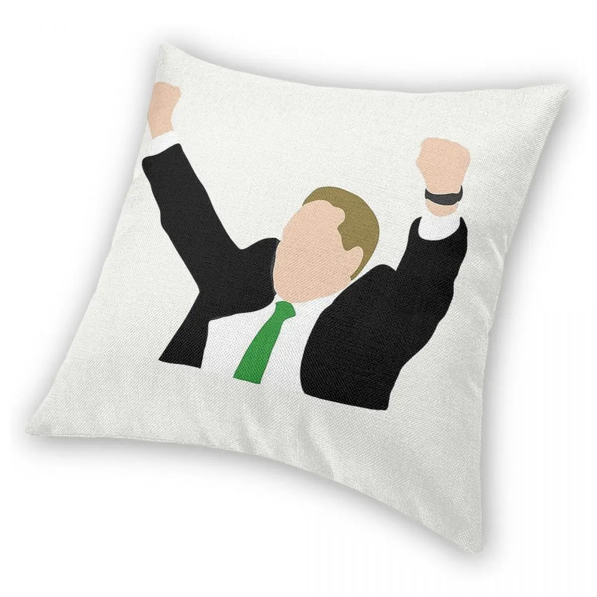 Квадратная наволочка Tom Izzo Celebrating Win из полиэстера, льна и бархата с узором, на молнии, декоративная наволочка для дома, чехол для подушки (art.: 3920da1d348e7) - 3920da1d348e7