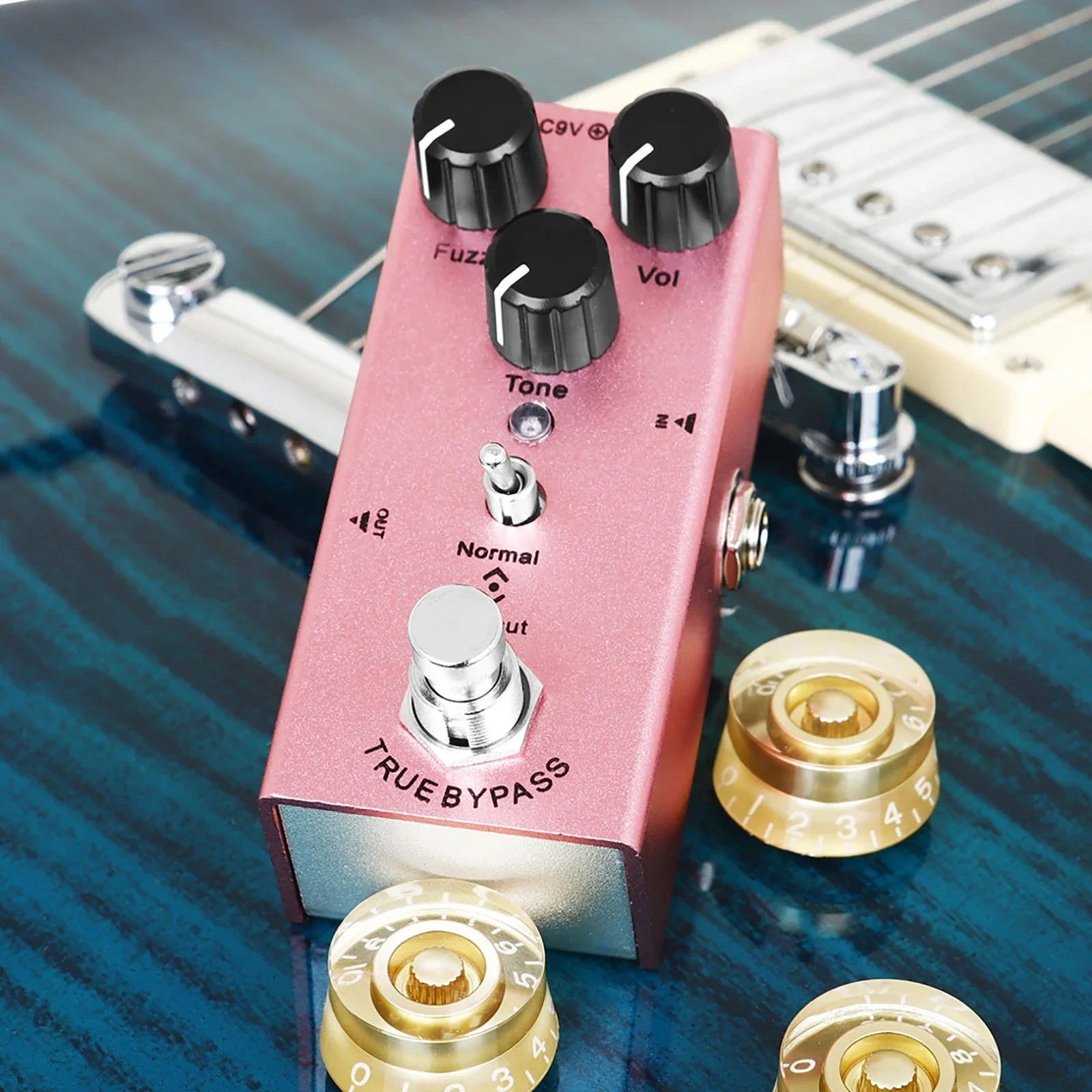 IRIN педаль эффектов для электрогитары FUZZ EF-12 Mini Single Fuzz Effect True Bypass корпус из