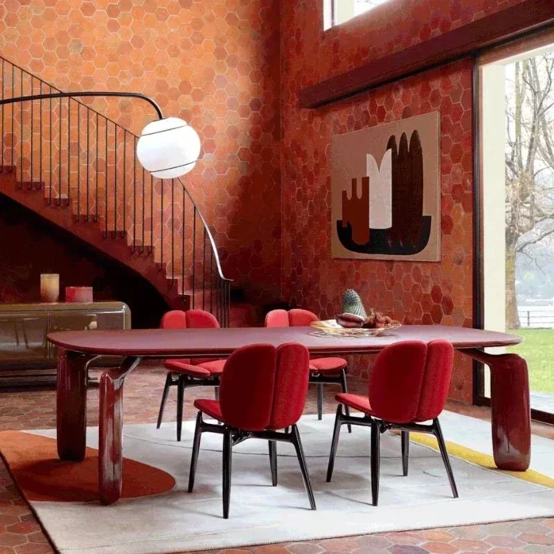 Кухонные обеденные столы современные роскошные деревянные в скандинавском